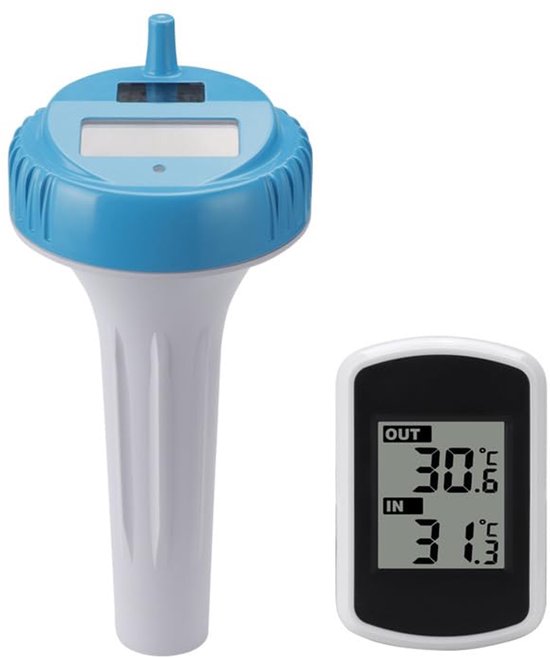 Kabelloses Poolthermometer Elektronische Digitalanzeige Wasserthermometer Funkgesteuertes Schwimmendes Poolthermometer Solarbetriebenes Für Pools
