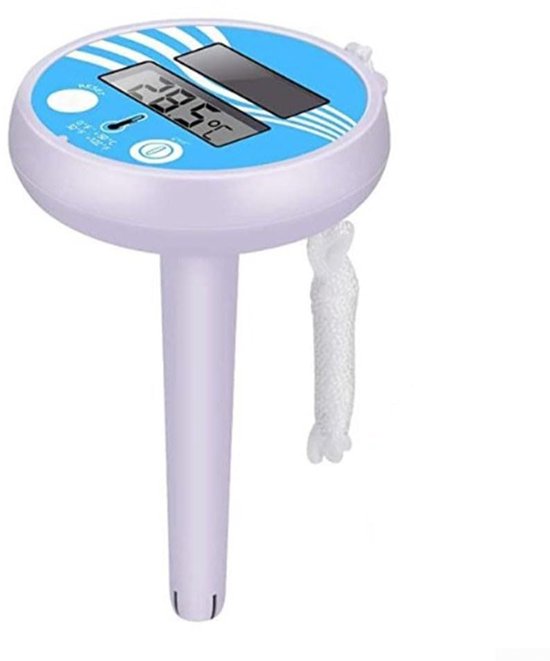 Schwimmendes Schwimmbadthermometer Solarbetrieben Elektronisch Digital Großes Display Pvc Wasserdicht Für Schwimmbäder Aquarien Fischteiche Gut