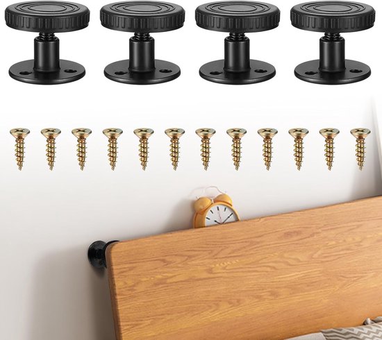 Verstellbare Möbelfüße, 4 Stück, Höhe 26–40 Mm, Ideal Für Tische, Sofas Und Schränke, Mit Dämpfungsfuß Und Montagezubehör