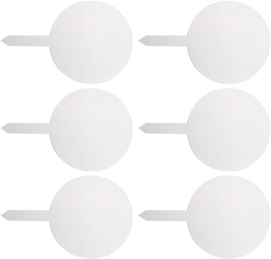 Set Mit 6 Transparenten Acryl-gartenetiketten, Pflanzensteckern, Klassifizierungstafeln Für Gemüsegarten Und Blumen, Wasserfestes Zubehör
