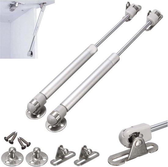 Hydraulische Gasfeder 100 Nm – 10 Kg Gasdämpfer Für Kompression, Befestigungen Und Soft-close-scharniere – 2er-set
