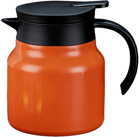 Dailygoods – Thermoskanne – Isolierte Teekanne – Edelstahl – Mit Herausnehmbarem Teesieb – 1 Liter Fassungsvermögen – Benutzerfreundliches Design