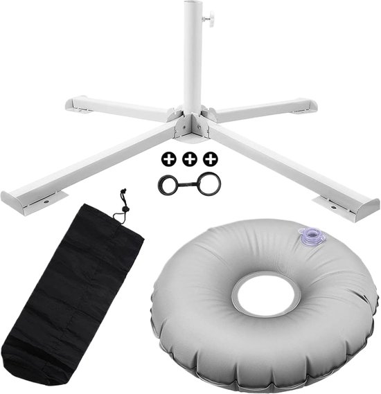 Sonnenschirmständer – Sonnenschirmhalter Für Balkon Und Terrasse – Entspannung Im Freien – Tragbar Und Faltbar – 14 X 14 X 14 Cm – Einzelfunktion