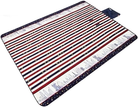 Picknickdecke – Outdoor-decke/unterlage – Entspannung Im Freien – Maschinenwaschbar – 150 X 200 Cm – Gestreift
