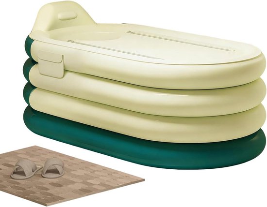 Aufblasbarer Pool – Spa-pool – Für Mehr Sommerkomfort – Schnell Zusammenfaltbar – 140 X 84 X 51 Cm – Grün