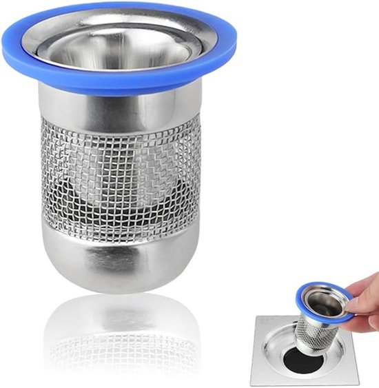 Geruchsventil Für Duschkopf Mit Herausnehmbarem Filter, Reduziert Gerüche Und Verhindert Verstopfungen Durch Haare, Geeignet Für Abflüsse Von 39 Bis 50 Mm