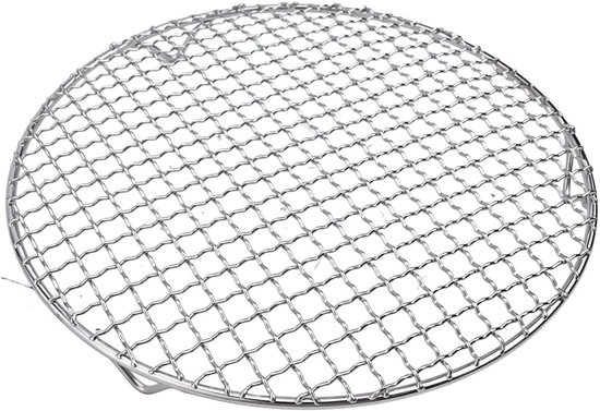 Runder Kühlrost Zum Backen, Kochen Und Grillen – Drahtrost Aus Edelstahl 201 – 13–35 Cm Ø – Ofenrost – Kochfeldzubehör