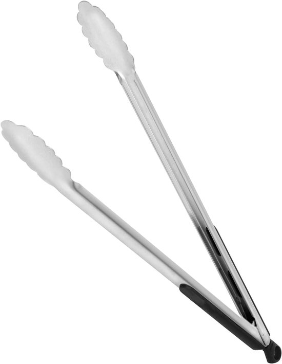 Grillbesteck-set – Grillzubehör Aus Edelstahl, Rutschfester Gummigriff, Hitzebeständig