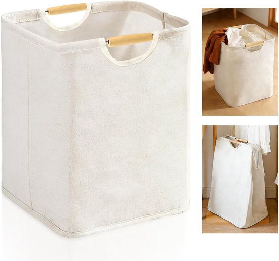 Wäschekorb 36 L, 40 X 30 X 30 Cm, Faltbar, Geeignet Für Den Einsatz Im Waschraum, Badezimmer Oder Zur Aufbewahrung Von Kinderspielzeug (umwelt)