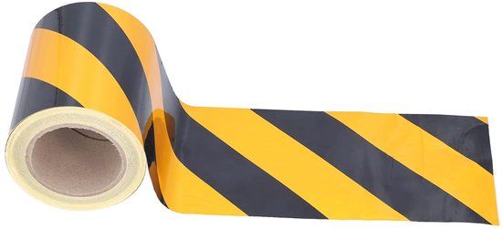 Warnband – Gelb-schwarz Reflektierend, Wasserdicht, Hochklebend, Für Fahrzeuge