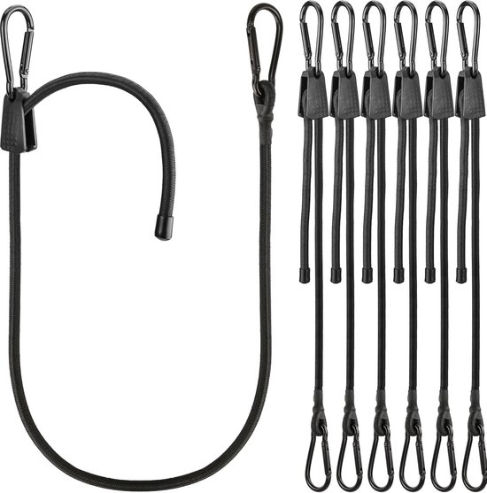 Elastisches Seil – Mit Karabiner – 120 Cm Teleskopgurt – 6-teilig – Verstellbar – Typ A