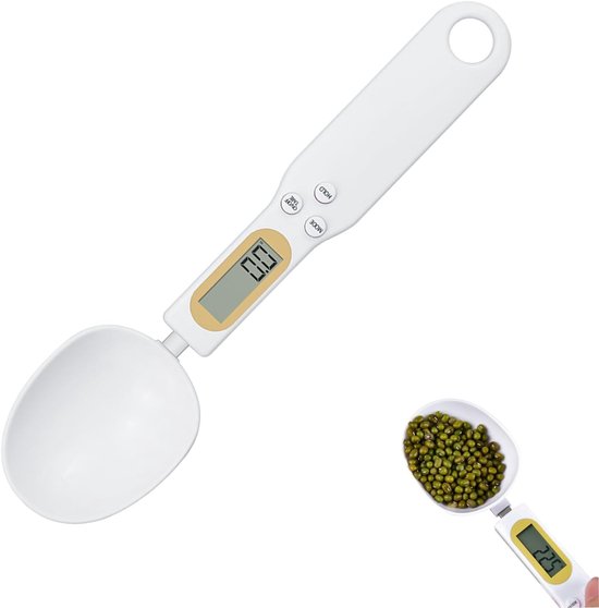 Messlöffelwaage Präziser Digitaler Messlöffel Von 0 1 G Bis 500 G Mit Lcd-bildschirm 4 Maßeinheiten G Oz Gn Ct Multifunktionale Waage Zum Kochen 0,1 G