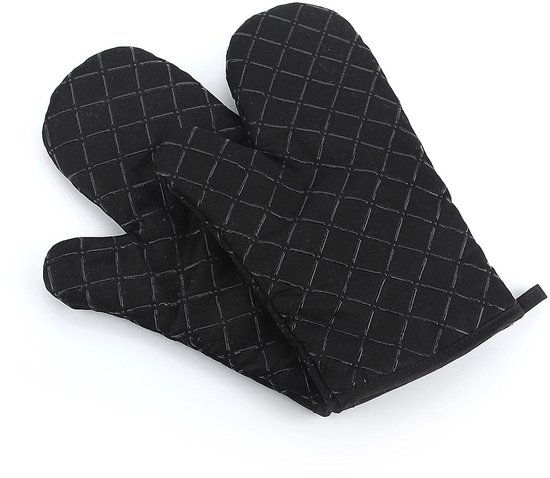 Hitzebeständige Ofenhandschuhe – 2-teilig Rutschfest, Waschbar & Strapazierfähig Für Küche, Backen & Grillen