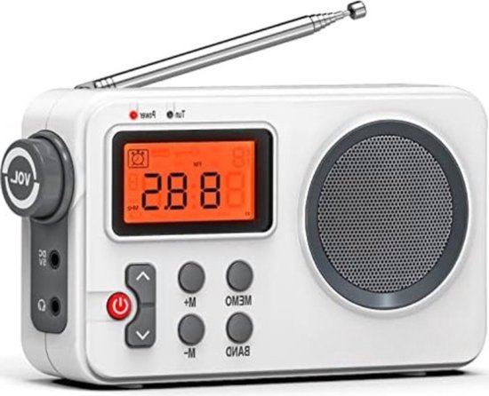 Notradio – Batteriebetriebenes Transistorradio – Tragbares Radio Für Zuhause Und Draußen
