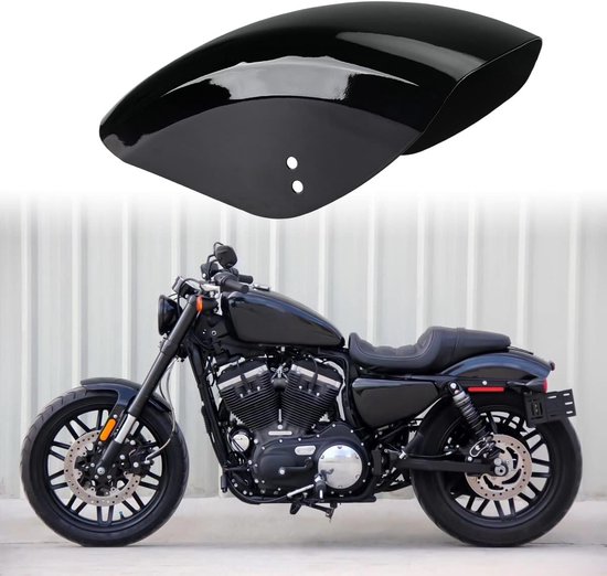 Hinterradkotflügel Für Motorräder, Passend Für Harley Bobber Sportster 883 1200 (glanzschwarz)