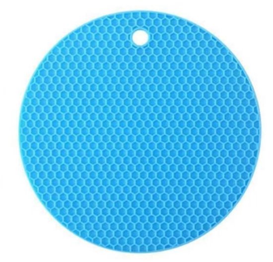 17 X 17 X 0 3 Cm Silikon-tischset 10 Stück Rundes Tischset Mit Wabenmuster Hitzebeständig Und Rutschfest Untersetzer Tischmatte Leicht Zu 0,3 Cm