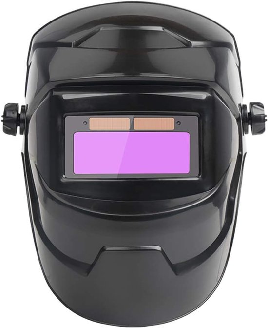 Schweißermaske Mit Großem Sichtfenster, True Color, Solarbetrieben, Automatischer Dimmfunktion, Farbwechsel, Kopfmontierte Schweißermaske Für Schleifarbeiten.
