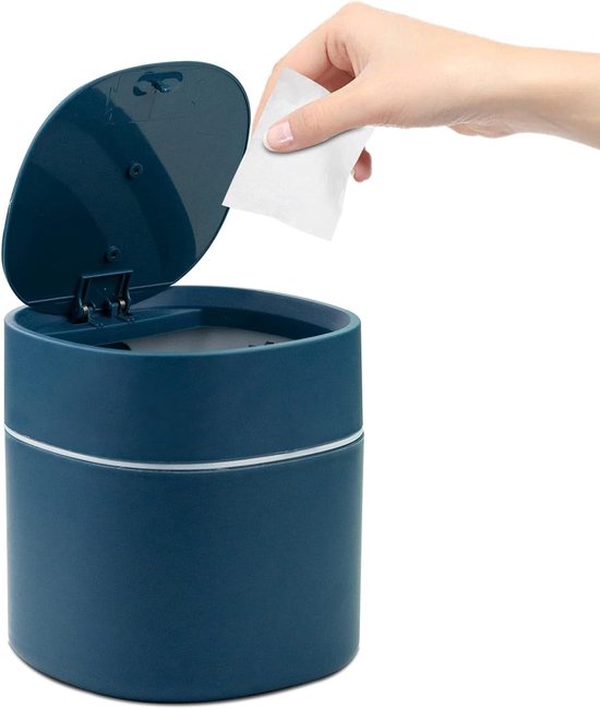 Mini-mülleimer Mit Deckel, 2 Liter, Ideal Fürs Büro, Sideboards, Nachttische Usw.