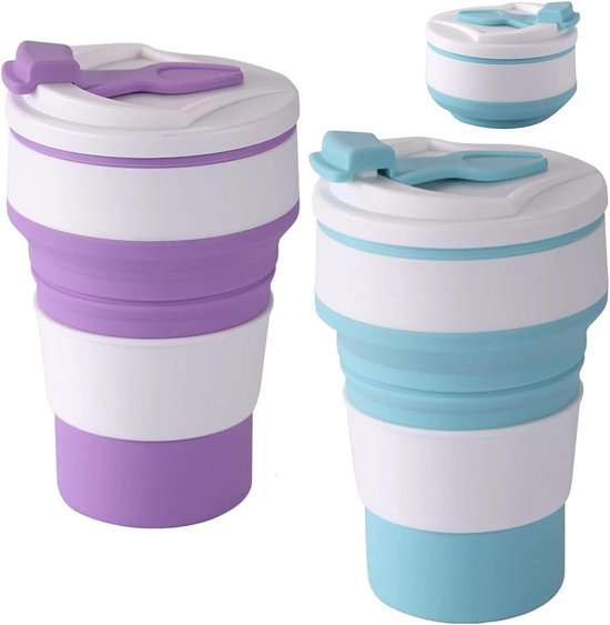 Faltbarer Becher Faltbarer Kaffeebecher Faltbarer Reisebecher Reisebecher Silikon-faltbecher Tragbarer Silikonbecher Faltbar Bpa-frei Geeignet Ml