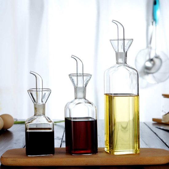 Glasflasche Für Öl, Olivenölspender, Öl- Und Essigset, Für Küche Und Grill, 125 Ml