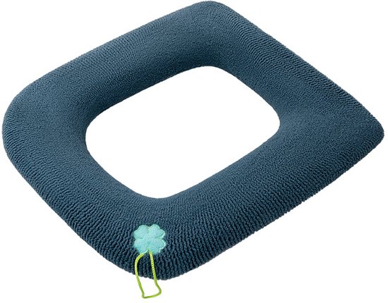 Zweiteiliges Wc-sitzbezug-set Weich Und Waschbar Einfarbiges Muster Universelles Design Mit Reißverschluss Geeignet Für Den Einsatz Im Winter Und Grün