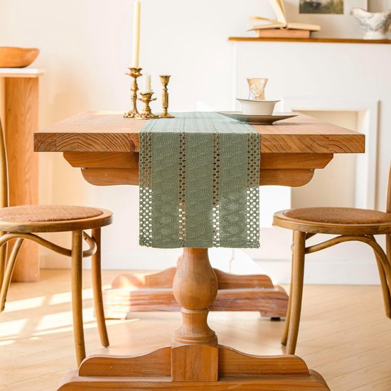 Gewebter Tischläufer Moderner Tischläufer Im Landhausstil Für Den Frühling Rustikaler Tischläufer Im Landhausstil Geeignet Für 30 X 140 Cm