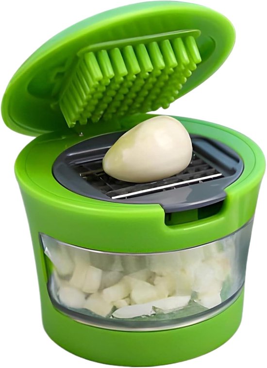 Knoblauchpresse, Knoblauchpresse Mit Edelstahlklingen, Knoblauchpresse Für Küche, Camping, Picknick