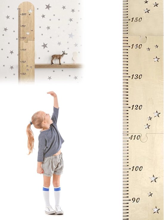 Messlatte Aus Holz Für Kinder Größenmesslatte Messlatte Tapete Wachstumstabelle Messlatte Für Babys Und Kleinkinder Taufgeschenk Für Mädchen Und