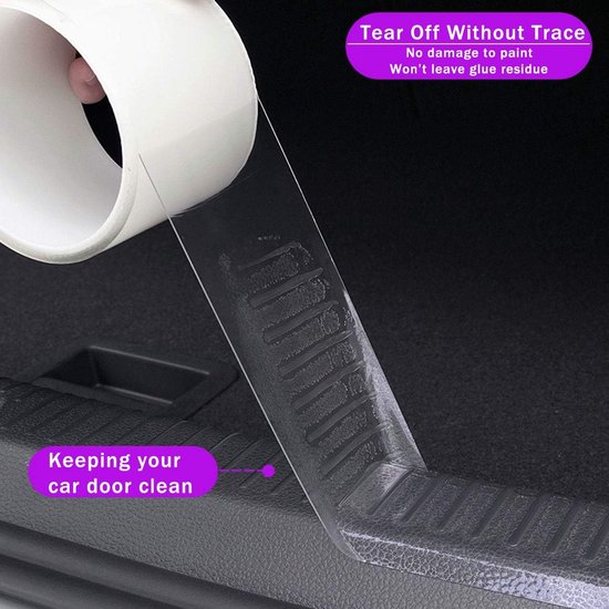 Türkantenschutzleisten – Einstiegsleisten – 7 Cm X 5 M – Kantenschutzfolie – Vinyl-autofolie Gegen Kollisionen