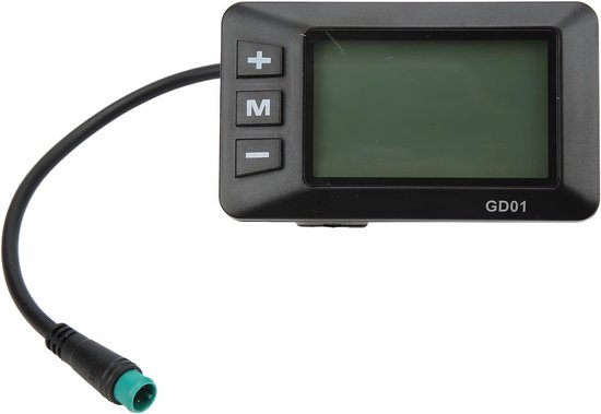 Lcd-fahrraddisplay Für 36v/48v E-bikes Mit Geschwindigkeits- Und Kilometeranzeige