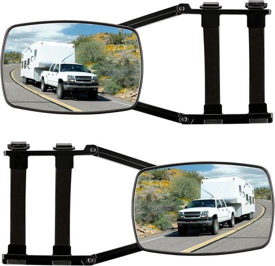 Universelles Wohnwagen-spiegelset, 2er-set – 190 X 120 Mm – Ideale Spiegel Für Wohnmobil Und Wohnwagen