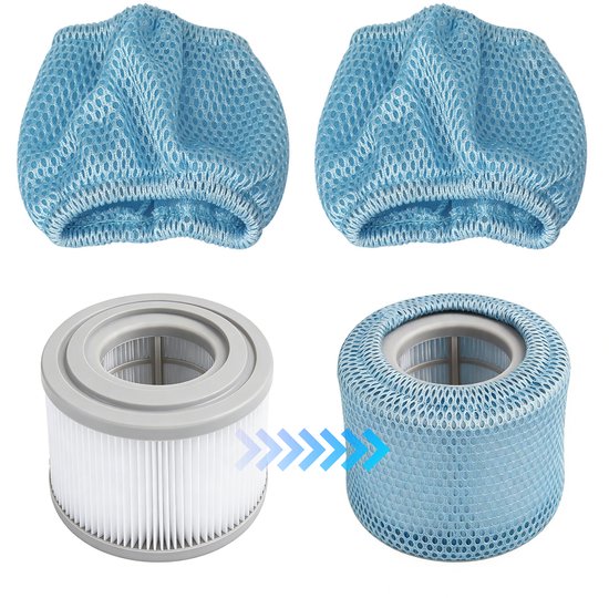 2er-pack Schutznetz Passend Für Mspa Badewannenfilter Passend Für Mspa 90 Faltenfilter Ersatzfilternetzabdeckung Whirlpoolzubehör Filtersieb Für