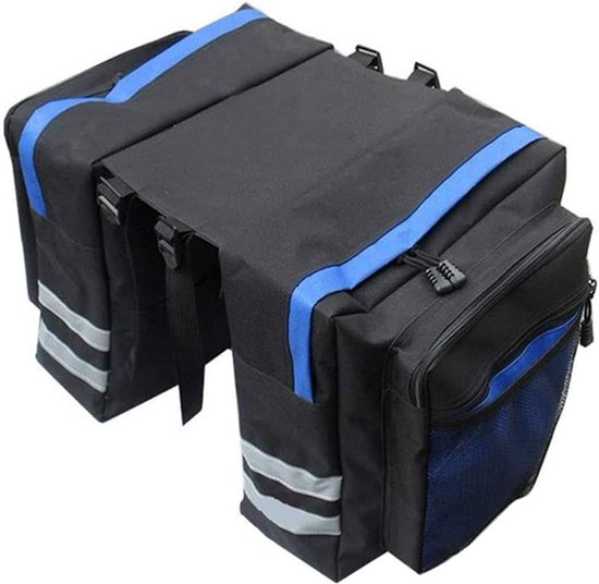 Doppelte Fahrradtasche – Wasserdicht / Viel Stauraum – Ideal Zum Fahrradeinkauf