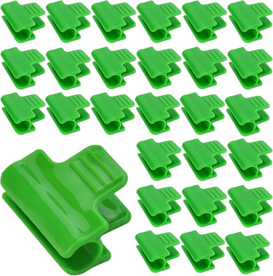 100 Gewächshausklemmen, Gartenringklemmen, Gewächshausklammern Zur Saisonalen Unterstützung Von Pflanzenverlängerungen Und Gewächshausrahmen