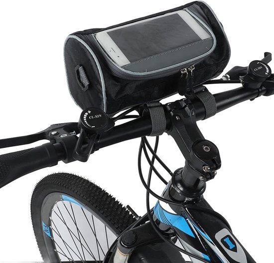 Fahrradrucksack Für Den Frontrahmen, Lenkertasche, Wasserdichte Fahrradtasche Mit Abnehmbarem Schultergurt Für Handy-navigation