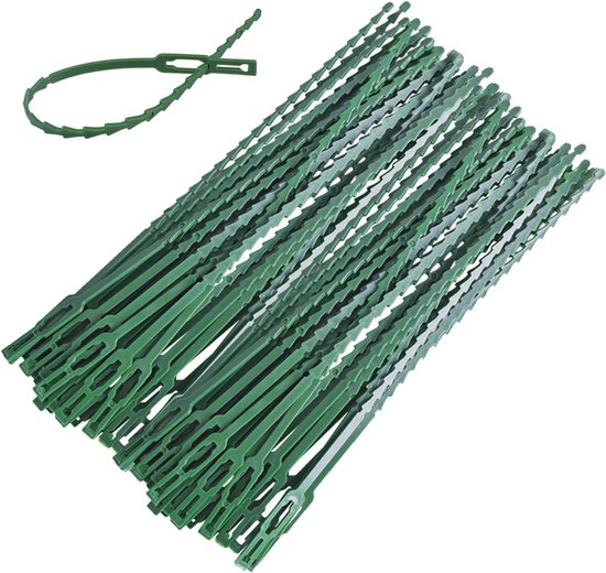 Set Mit 200 Verstellbaren Pflanzenbindern Geeignet Für Gartenarbeit Zimmerpflanzen Sträucher Heimwerkerprojekte Zuhause Und Büro 200 Stück 17 Cm