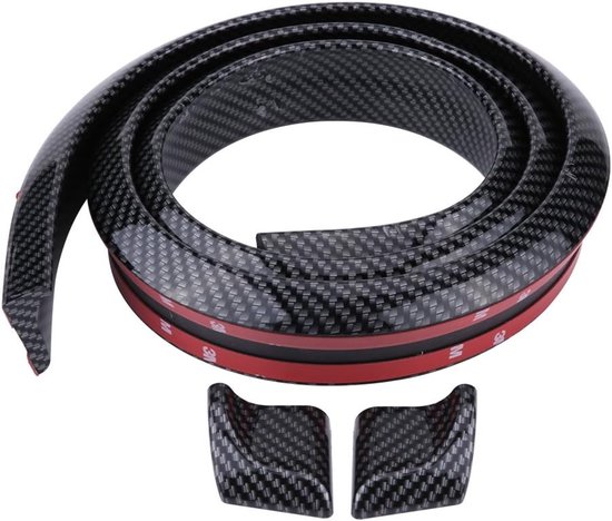 Heckspoiler, 1,5 M / 4,9 Ft, Heckflügellippe Aus Weichem Gummi Aus Kohlefaser, Autodachspoiler, Heckklappenlippenspoiler