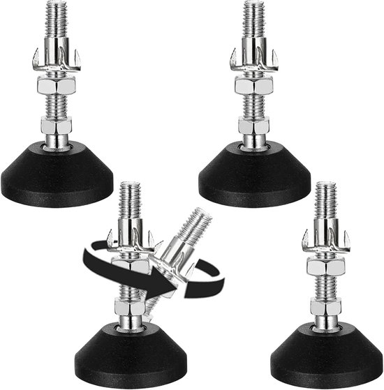 Höhenverstellbare Tischbeine – M10 X 40 X 50 Mm – Höhenverstellbar – Geeignet Für Möbel – 4er-set