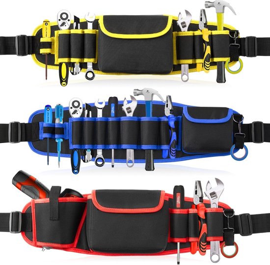 Verstellbare Gürteltasche Gürteltasche Mit 5 Fächern Gürteltasche Für Elektriker Werkzeugtasche Große Gürteltasche Für Werkzeug Multifunktionale 57