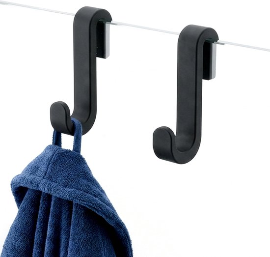 Handtuchhalter Für Duschwände Aus Glas, Silikon-duschhaken Für Die Tür, Handtuch- Und Bademantelhaken Für Rahmenlose Glasduschkabinen, 2er-set