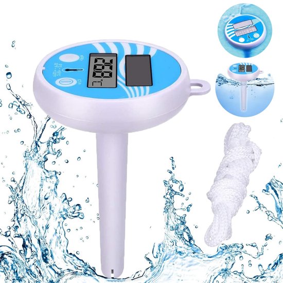 Schwimmendes Thermometer Für Schwimmbäder – Digitales Thermometer – Solarthermometer – Mit Lcd-anzeige – Für Außen- Und Innenpools, Whirlpools