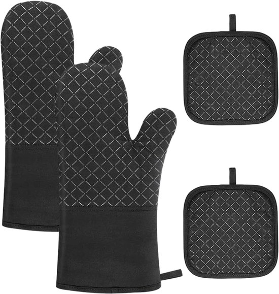 Zweierpack Ofenhandschuhe Auch Bekannt Als Topflappen Kochhandschuhe Aus Baumwolle Hitzebeständige Handschuhe Oder Küchenhandschuhe Geeignet Zum