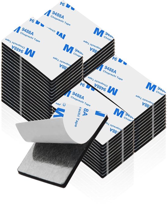 Hochleistungs-doppelseitiges Klebeband Doppelseitiges Klebeband Für Wände 48 Wasserfeste Doppelseitige Klebepads 5 X 3 Cm Großes Extra Starkes Schwarz