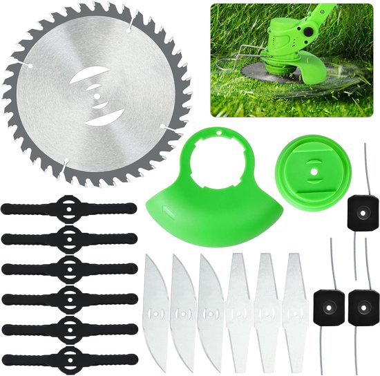 18 Ersatzteile Für Akku Rasenmähermesser Metallmessersatz Für Rasentrimmer Ersatzmesser Für Gartenmäher Edelstahlmesser Zum Rasenmähen