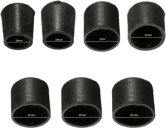 Gummikappen Für Stuhl- Und Tischbeine (16 Mm)