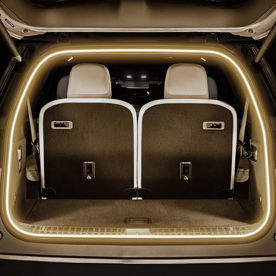 Led-streifen Für Den Kofferraum Dynamisch Und Universell Mit Automatischem Sensor Ambientebeleuchtung Für Pkw Limousine Suv Und Lkw Warmweiß 4 M