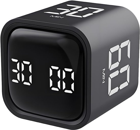 Pomodoro-timer-würfel Produktivitätstimer Mit Countdown 5 10 30 60 Min Einstellbare Ton Und Vibrationsalarme Intelligente Stoppuhr Geeignet Für