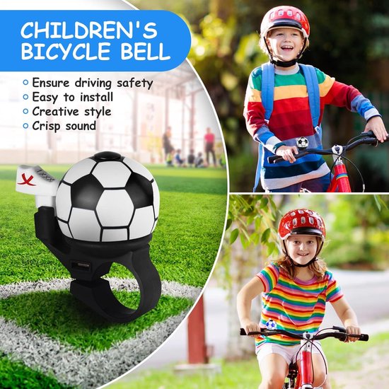Fahrradklingel Kinderfahrradklingel Mit Lautem Klarem Klang Rennrad Und Mountainbike-klingel Fahrradzubehör Fußball-fahrradklingel Fahrradhupe