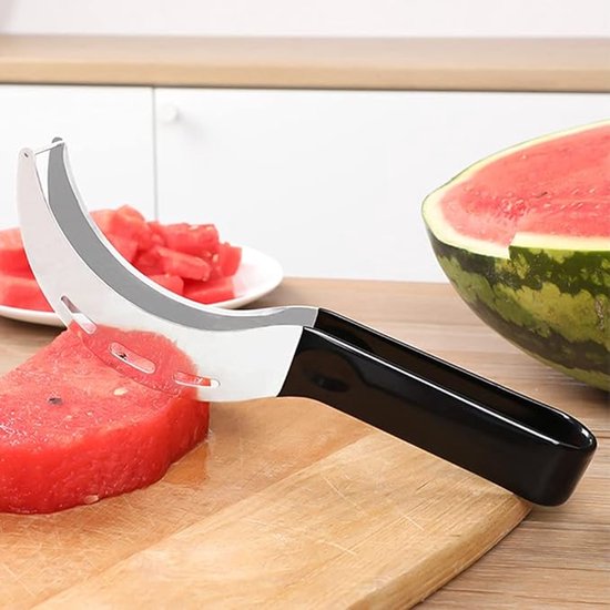 Wassermelonenmesser Obstschneider Aus Edelstahl Melonenmesser Mit Rechtwinkliger Klinge Multifunktionales Obstmesser Für Papaya Drachenfrucht Und