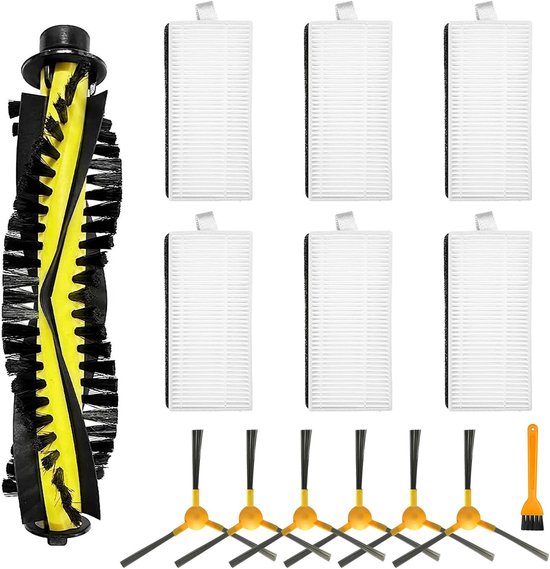 Zubehörset Passend Für Neatsvor X500 X500 Pro M1 M2 Ersatzteile Passend Für Den Neatsvor X500 Saugroboter 1 Walzenbürste 6 Filter 6 Seitenbürsten